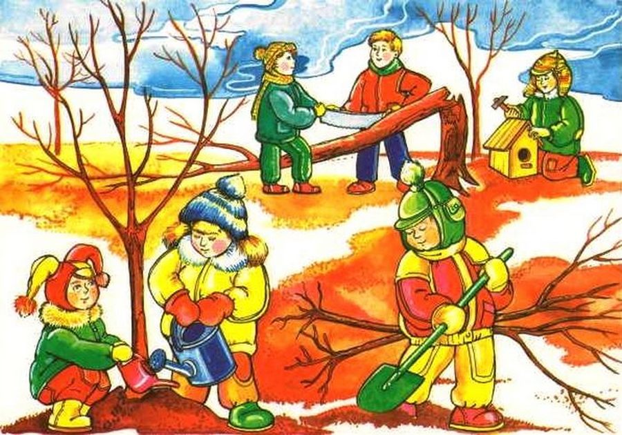 Картинки весна для детей