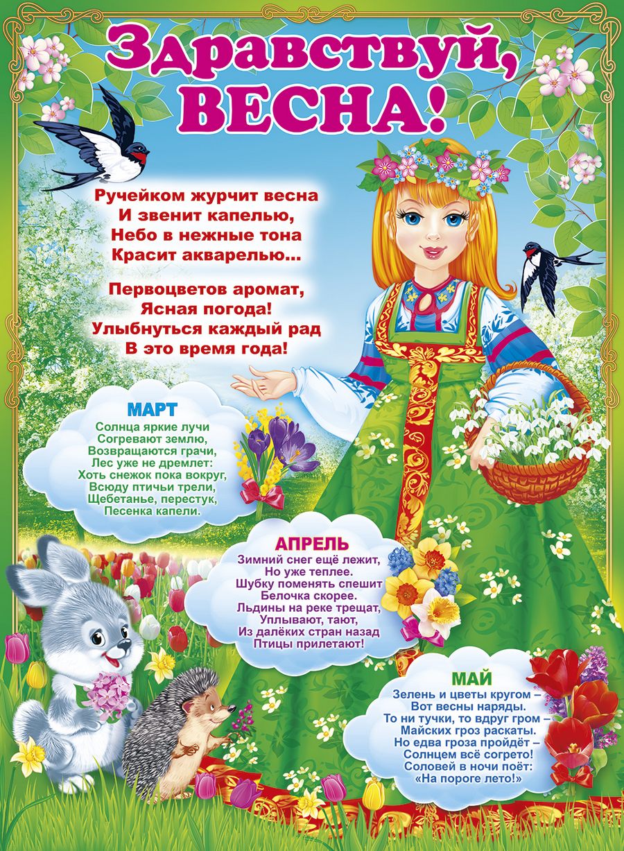 Картинки весна для детей